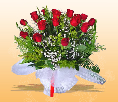 21 Krmz Gl Buketi